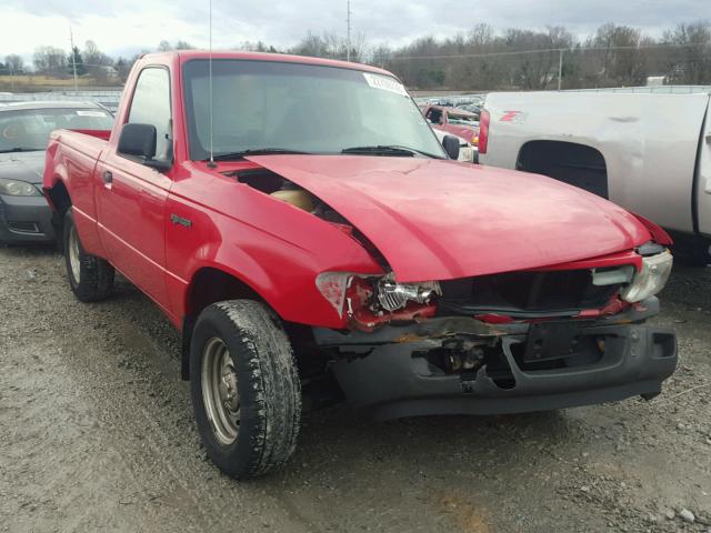 1FTYR10D42PA83136 - 2002 FORD RANGER RED photo 1