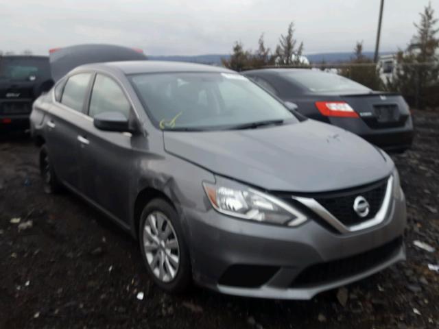 3N1AB7AP7HY268664 - 2017 NISSAN SENTRA S GRAY photo 1