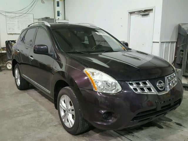 JN8AS5MTXCW273565 - 2012 NISSAN ROGUE S BLACK photo 1