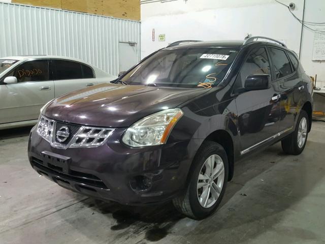 JN8AS5MTXCW273565 - 2012 NISSAN ROGUE S BLACK photo 2