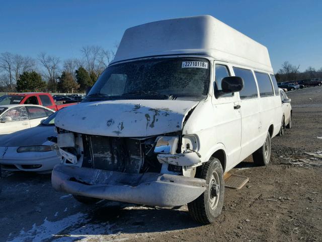 2D7LB31ZX3K525694 - 2003 DODGE RAM VAN B3 WHITE photo 2