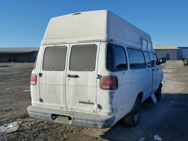 2D7LB31ZX3K525694 - 2003 DODGE RAM VAN B3 WHITE photo 4