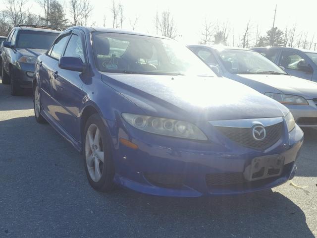 1YVHP80DX45N19740 - 2004 MAZDA 6 S BLUE photo 1