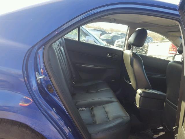 1YVHP80DX45N19740 - 2004 MAZDA 6 S BLUE photo 6