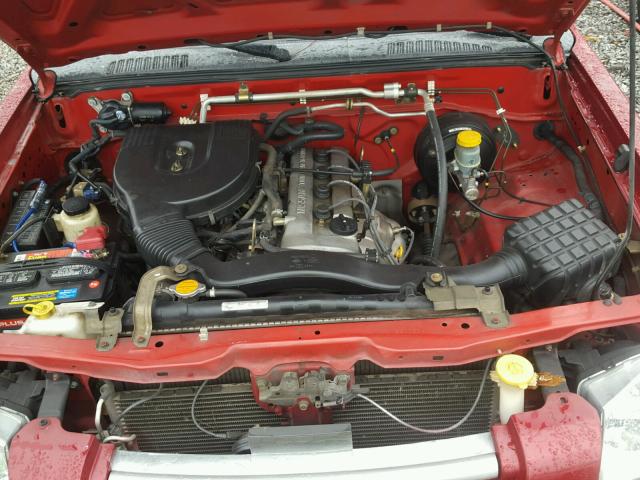 1N6DD26S92C302041 - 2002 NISSAN FRONTIER K RED photo 7