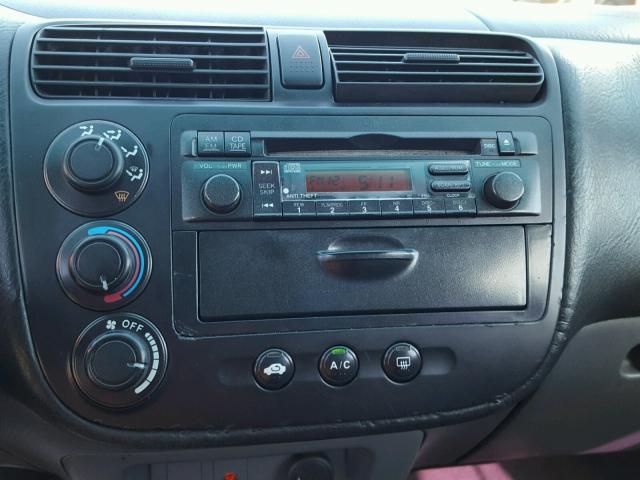 JHMES26762S001305 - 2002 HONDA CIVIC EX ლურჯი ფოტო 9