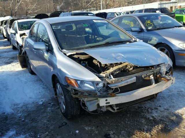 2HGFA15598H301182 - 2008 HONDA CIVIC LX SILVER photo 1