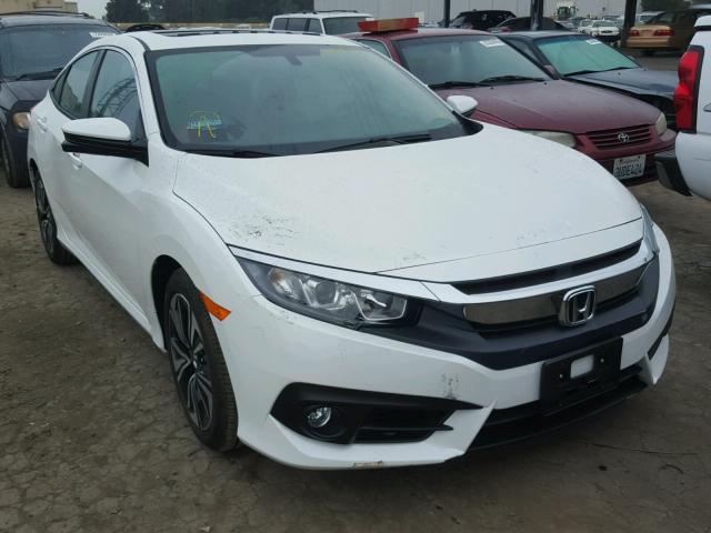 19XFC1F34JE200090 - 2018 HONDA CIVIC EX WHITE photo 1