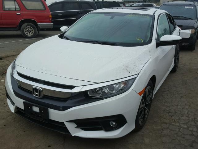 19XFC1F34JE200090 - 2018 HONDA CIVIC EX WHITE photo 2