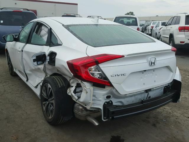 19XFC1F34JE200090 - 2018 HONDA CIVIC EX თეთრი ფოტო 3