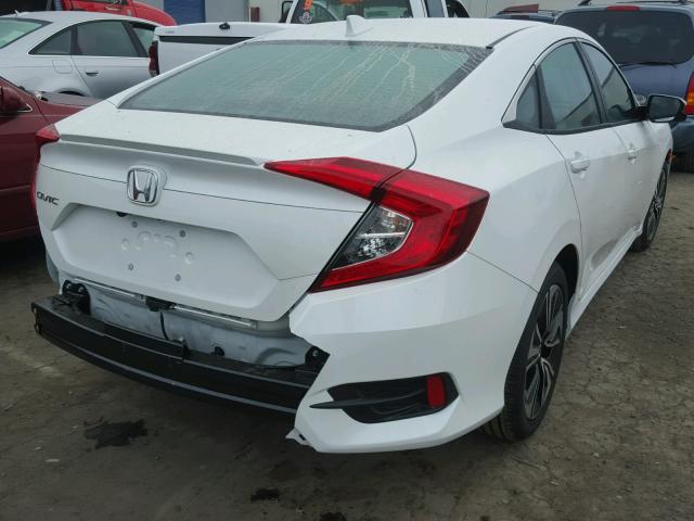 19XFC1F34JE200090 - 2018 HONDA CIVIC EX WHITE photo 4