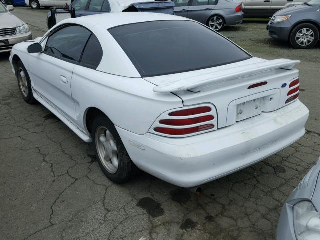 1FALP4046SF247483 - 1995 FORD MUSTANG WHITE photo 3