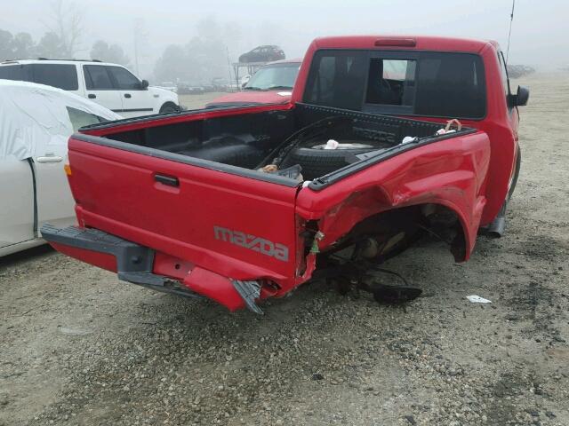 4F4YR12U55PM07459 - 2005 MAZDA B3000 RED photo 4