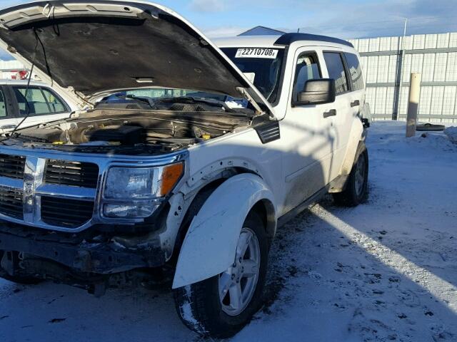 1D8GU58K57W649517 - 2007 DODGE NITRO SLT WHITE photo 2