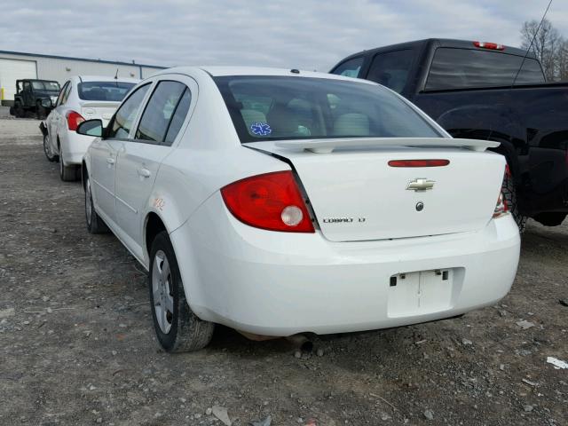 1G1AL58F587203303 - 2008 CHEVROLET COBALT LT WHITE photo 3