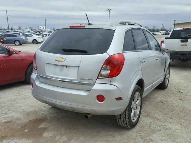 3GNAL3EK0ES667892 - 2014 CHEVROLET CAPTIVA LT SILVER photo 4