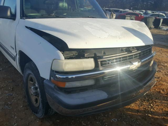 2GCEC19VX11227008 - 2001 CHEVROLET SILVERADO WHITE photo 9