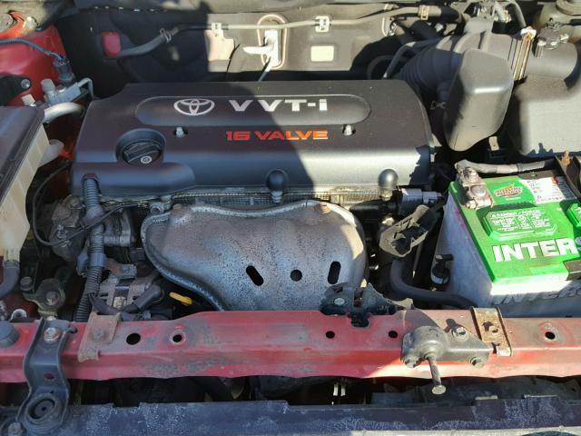 JTMBD33V886072837 - 2008 TOYOTA RAV4 RED photo 7