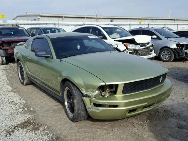 1ZVFT80N065141803 - 2006 FORD MUSTANG GREEN photo 1