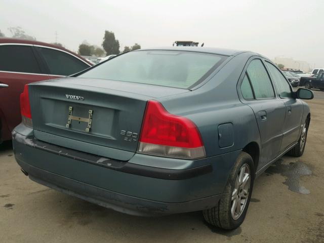 YV1RS58D212050064 - 2001 VOLVO S60 2.4T GREEN photo 4