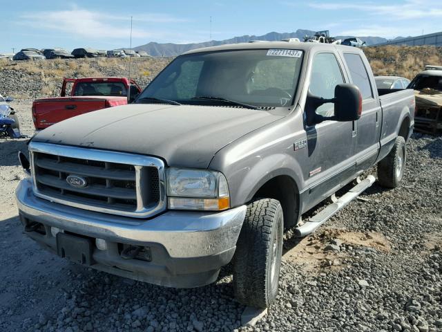 1FTSW31P63EC30752 - 2003 FORD F350 SRW S GRAY photo 2