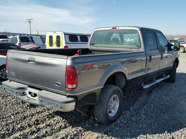 1FTSW31P63EC30752 - 2003 FORD F350 SRW S GRAY photo 4