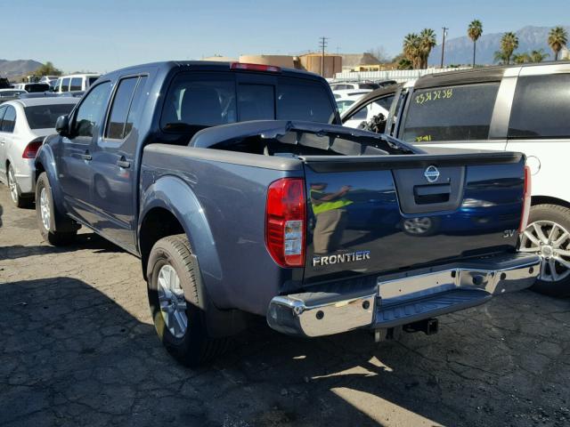 1N6AD0ERXHN743499 - 2017 NISSAN FRONTIER S BLUE photo 3