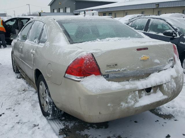 2G1WB57K691240009 - 2009 CHEVROLET IMPALA LS CREAM photo 3