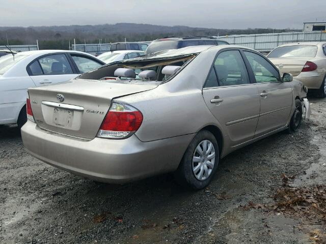 4T1BE32K06U164369 - 2006 TOYOTA CAMRY LE GOLD photo 4