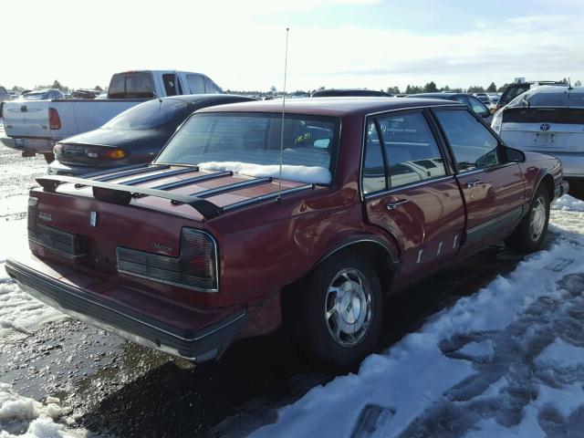 1G3HN54C8MH315416 - 1991 OLDSMOBILE 88 ROYALE MAROON photo 4