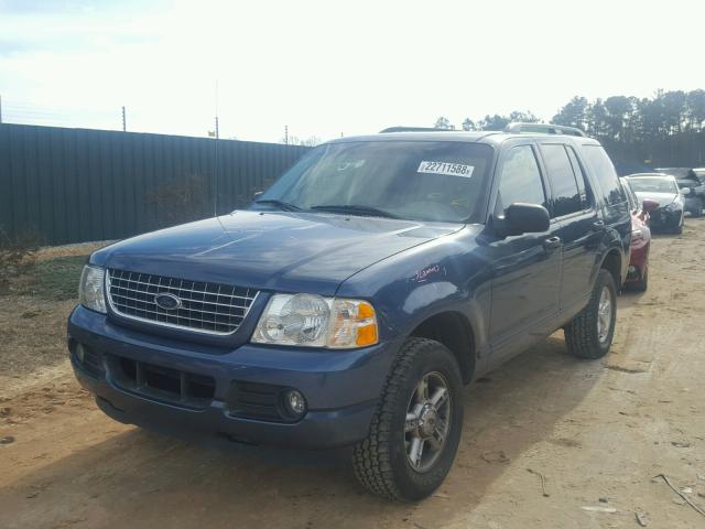 1FMZU63K64UA68387 - 2004 FORD EXPLORER X BLUE photo 2