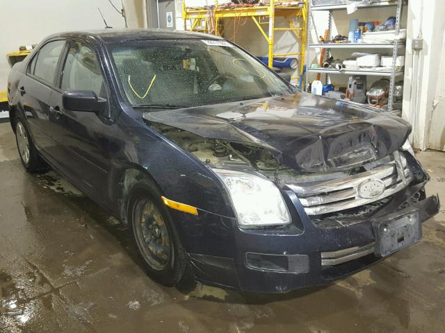 3FAHP06Z18R148406 - 2008 FORD FUSION S BLUE photo 1