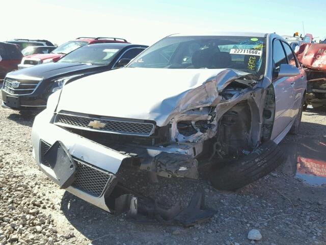 2G1WB5E39G1186875 - 2016 CHEVROLET IMPALA LIM SILVER photo 2