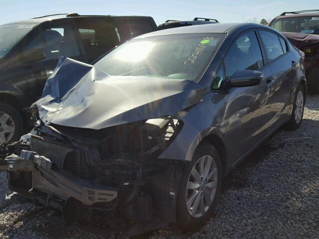 KNAFX4A62G5557941 - 2016 KIA FORTE LX BLACK photo 2