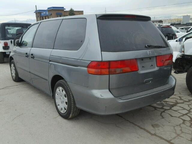 2HKRL1859YH557329 - 2000 HONDA ODYSSEY LX GRAY photo 3