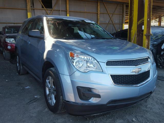 2GNALAEKXF6112422 - 2015 CHEVROLET EQUINOX LS BLUE photo 1