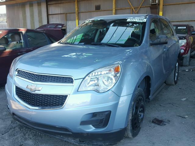 2GNALAEKXF6112422 - 2015 CHEVROLET EQUINOX LS BLUE photo 2