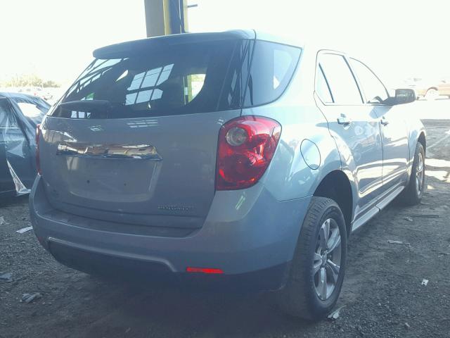 2GNALAEKXF6112422 - 2015 CHEVROLET EQUINOX LS BLUE photo 4