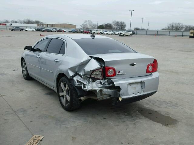 1G1ZD5E09CF362386 - 2012 CHEVROLET MALIBU 2LT SILVER photo 3