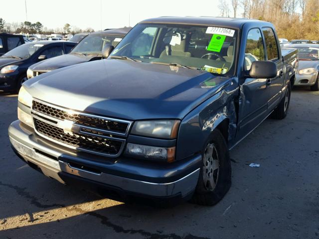 2GCEC13Z671110143 - 2007 CHEVROLET SILVERADO BLUE photo 2