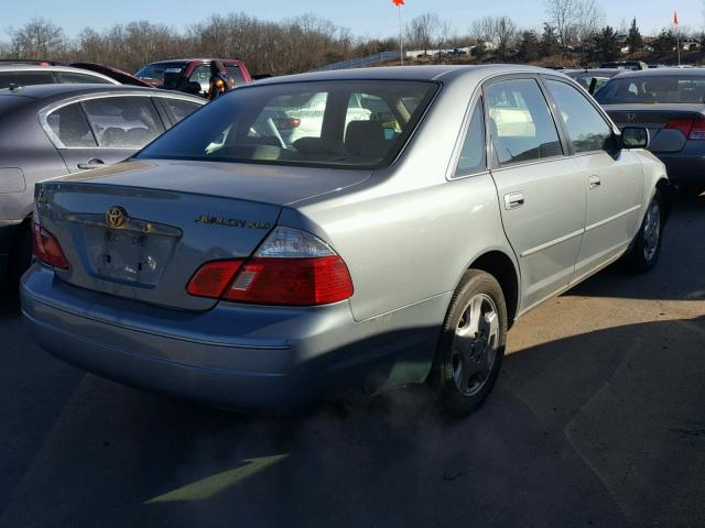 4T1BF28B54U358102 - 2004 TOYOTA AVALON XL TURQUOISE photo 4