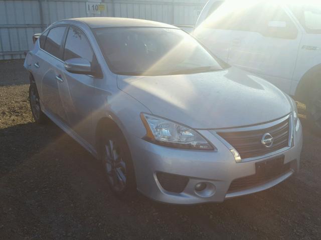 3N1AB7AP6FY264103 - 2015 NISSAN SENTRA S SILVER photo 1