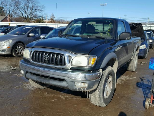 5TESM92N91Z857848 - 2001 TOYOTA TACOMA XTR GREEN photo 2