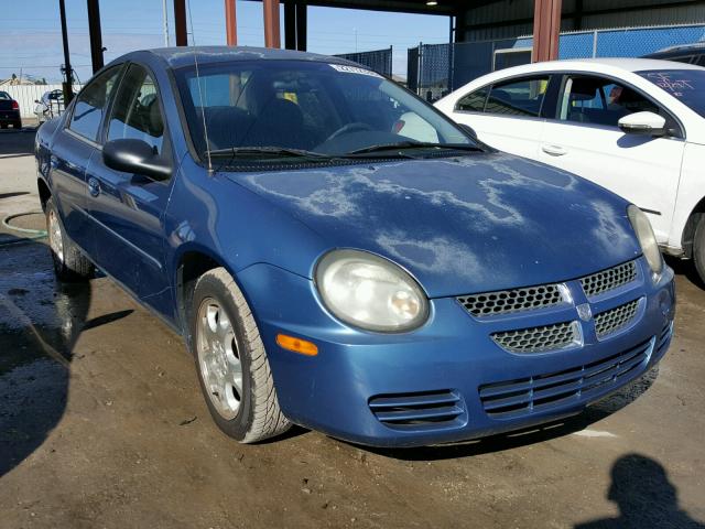 1B3ES56C83D246789 - 2003 DODGE NEON SXT BLUE photo 1