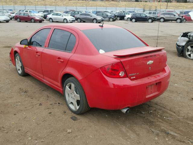 1G1AF5F55A7236485 - 2010 CHEVROLET COBALT 2LT RED photo 3