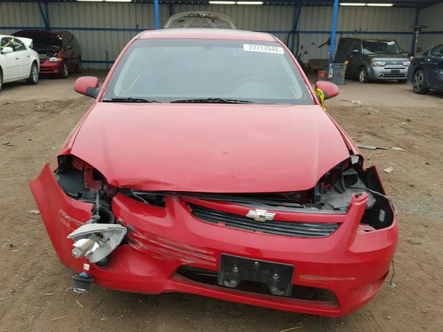 1G1AF5F55A7236485 - 2010 CHEVROLET COBALT 2LT RED photo 9