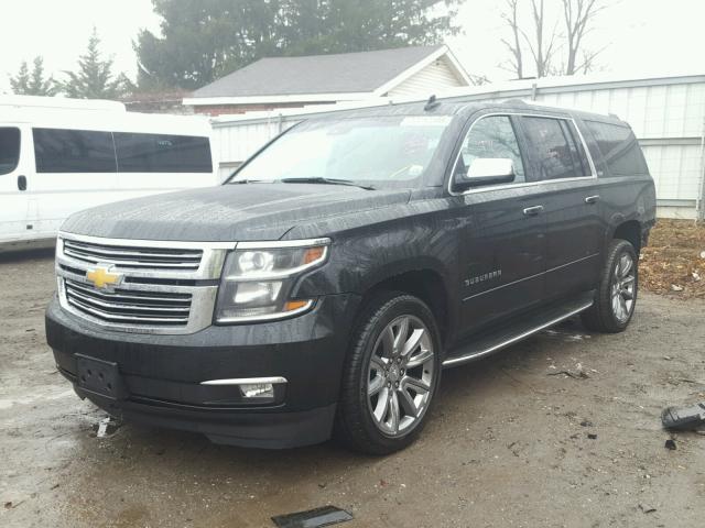 1GNSKJKC7GR415717 - 2016 CHEVROLET SUBURBAN K BLACK photo 2