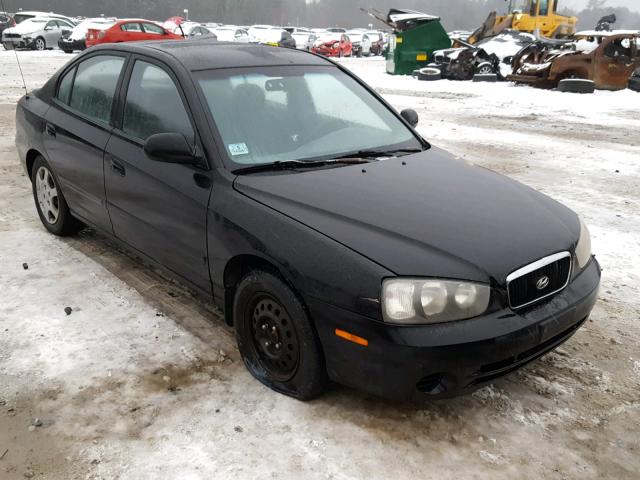 KMHDN45D43U624558 - 2003 HYUNDAI ELANTRA GL BLACK photo 1