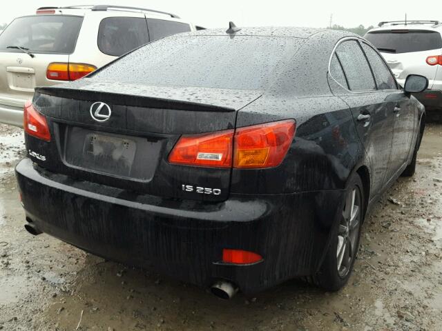 JTHBK262X85085692 - 2008 LEXUS IS 250 BLACK photo 4