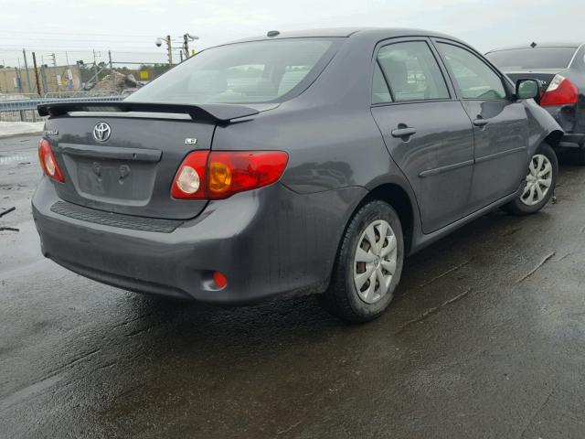 JTDBL40E69J020201 - 2009 TOYOTA COROLLA BA GRAY photo 4